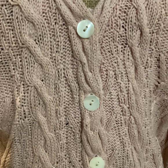 Hand Knitted Cardigan from England - Picture 3 of 4